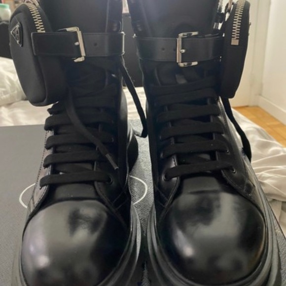 New Prada boots worn once. - Picture 2 of 9